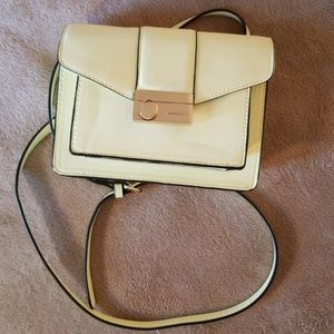Yellow crossbody purse